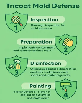 Flowchart of the mold remediation process